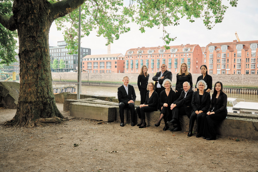 Die Bratschengruppe der Bremer Philharmoniker