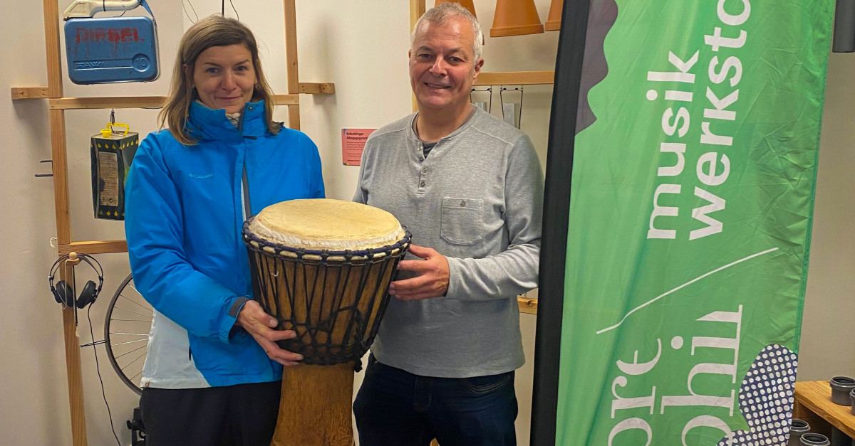 Spende für die Musikwerkstatt