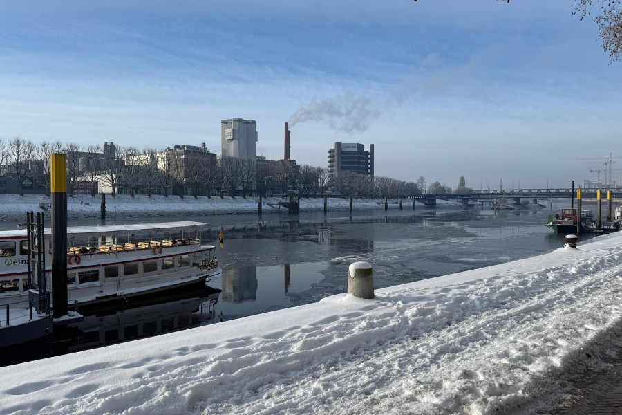 Bremen im Schnee